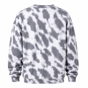 Sweat-shirt Tie-Dye en Coton 100% à Col Rond, Design Facile à Superposer, Vêtements d'Exportation, Confection Personnalisée, Loisirs, Qualité Supérieure, Vente en Gros - Product Image 2