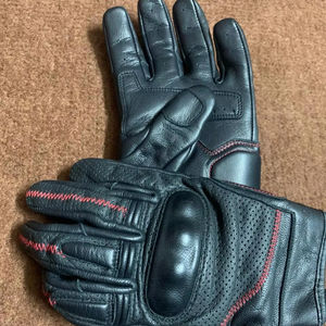 Guantes de Motociclismo para Hombre OEM 100% de Alta Calidad, Fibra de Carbono Dura/TPU, Cuero Sintético con Agarre de Silicona para Uso Diario - Product Image 2