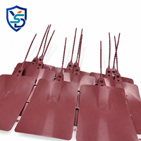Sceaux de sécurité en plastique autobloquants YSD, attaches de sécurité jetables anti-effraction pour conteneurs d'expédition