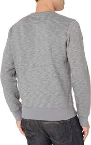 Sweat-shirt surdimensionné à col rond personnalisé pour homme, fabriqué sur mesure, 85% coton, 15% polyester, fabricant de sweat-shirts à impression en relief - Product Image 3