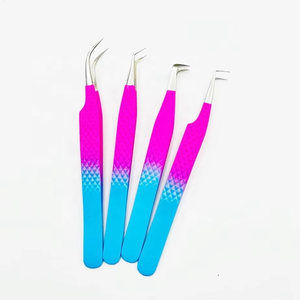 Pinzas Profesionales para Pestañas con Punta Puntiaguda y Agarre de Diamante, de Acero Inoxidable, con Etiqueta Personalizada, en Nuevos Tonos de Color, para Cuidado Personal - Product Image 6
