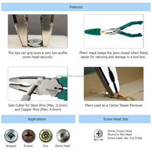Saurus GTV-Extractor de tornillos de pernos de fabricación japonesa, eliminación eficiente de tornillos aplastados, más de 30 unidades - Product Image 5