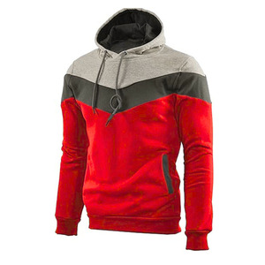 Sweat-shirt à capuche pour homme, manches longues, tissu tricoté respirant, design éco-responsable avec poche, pull-over, logo et impression personnalisés - Product Image 3