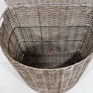 Artex Dong Thap Panier à linge en jacinthe d'eau tissé en usine pour le rangement des vêtements et la décoration intérieure - Product Image 5