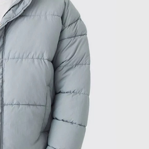Nouvelle arrivée : veste d'hiver chaude et épaisse pour garçons, coupe slim, fermeture éclair, style streetwear, avec capuche. - Product Image 3