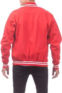 Custom Unisex Hooded Varsity Jacket Cartoon Patchwork Streetwear High Quality Winter Bomber Letterman Jacket - Product Image 6
