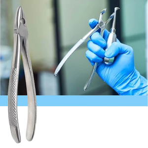 Forceps d'extraction dentaire en acier inoxydable de haute qualité, modèle américain professionnel, pour dents supérieures et inférieures, à action manuelle - Product Image 3
