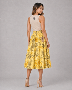 Women New Hawaiian Tropical Floral Autumn Maxi <b>Skirt</b> Beach Vacation Casual Lightweight Flowy <b>Skirt</b> Wear Cheap Price OEM - Product Image 6