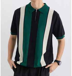 เสื้อยืดคอตตอนคุณภาพสูงสำหรับผู้ชาย ขายส่ง เสื้อทรงสั้นสำหรับฤดูร้อน ไซส์ใหญ่พิเศษ สำหรับออกแบบเป็นเสื้อโปโล สกรีนโลโก้ตามสั่ง สีพื้น - Product Image 1