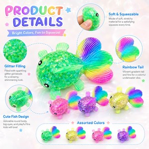 Jouets anti-stress en TPR colorés arc-en-ciel OEM/ODM pour enfants de 14 ans et plus, unisexe, provenant d'une usine de vente en gros - Product Image 2