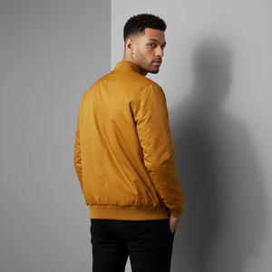 High Quality Men's <b>Winter</b> Hooded Varsity <b>Jacket</b> 100% Wool Wool Lined Canvas Fabric Custom Silk Screen Printed Front <b>Waterproof</b> - Product Image 4