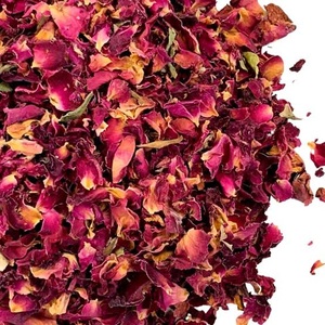 Hermosas Rosas Rojas, Pétalos de Rosa Secos, Decoración Romántica para Despedidas de Soltera, Arte Floral, Decoración para Fiestas, Regalos Hechos a Mano, Decoración para el Hogar - Product Image 1