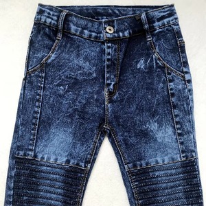 Jeans de Mezclilla para Niños, Invierno |   Tela de Algodón 100% Recta, Color Oscuro, Lavado Oscuro |   Ropa Infantil de Moda Personalizada, Ecológica y de Alta Calidad al por Mayor - Product Image 3