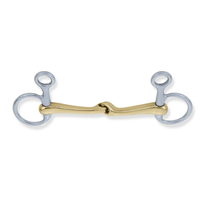 Bridon de cheval en acier inoxydable à double articulation, pièce buccale à simple articulation en acier inoxydable pour usage vétérinaire - Product Image 6
