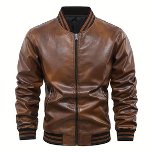 Premium Mens <b>Leather</b> Bomber <b>Jacket</b> Soft Finish Zip Front Stylish Winter Wear <b>Real</b> Mens <b>Leather</b> Bomber <b>Jacket</b> - Product Image 1