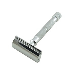 Rasoir de sécurité professionnel Kounain à lame unique, non jetable, non électrique, pour le visage, hommes et femmes, manche durable en acier inoxydable, barbier - Product Image 5