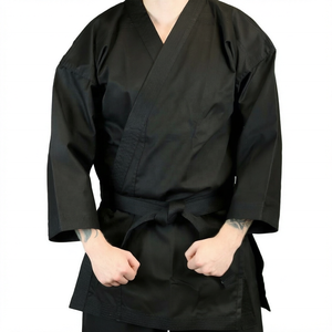 Kimono de Jiu Jitsu Brasileño Personalizado al por Mayor, Transpirable, Unisex, con Logotipo Personalizado, 100% Algodón, 350gsm, 450gsm, 550gsm, para Adultos - Product Image 1