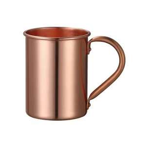 Elegante taza de cobre hecha a mano, apta para alimentos, estilo Moscow Mule, a precio económico. - Product Image 3