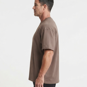 OEM High Quality Custom Logo Heavy Weight T <b>shirts</b> Heavyweight 100% Cotton 280GSM Solid <b>Thick</b> Cotton Oversized Blank Top - Product Image 4