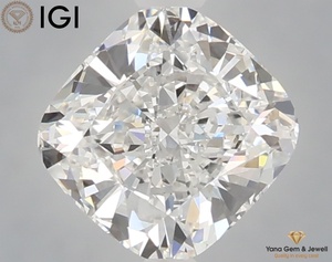Diamant de laboratoire CVD de qualité supérieure, 1,50 carat, couleur D, clarté VVS2, forme coussin, avec certificat IGI pour la création de pendentifs - Product Image 1