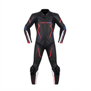 Combinaison de course en cuir pour moto, équipement de moto professionnel pour hommes avec protection intégrale du corps - Product Image 6