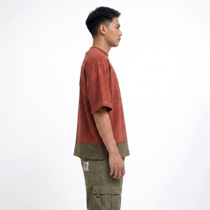 Camiseta de Punto Personalizable de Poliéster/Algodón, Corte Regular, Estilo Urbano, para Hombre, Cómoda, Transpirable y Ecológica - Product Image 2