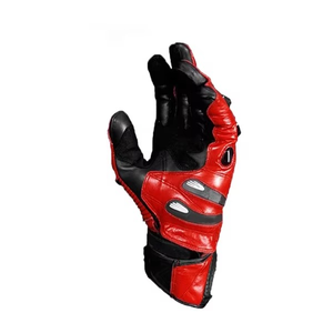 Guantes de Carreras Unisex de Cuero Genuino de Alta Calidad, Ligeros, Transpirables y Resistentes al Viento, para Motociclismo al Aire Libre - Product Image 2