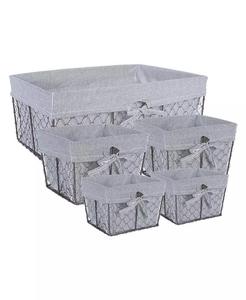 Set di 5 di fodera a righe a filo di pollo simile a Vintage | Importazioni di Design - Product Image 1