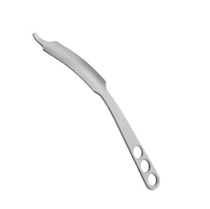 Retractor óseo de cadera tipo palanca curvo de 300 mm (11.34 pulgadas) con punta roma, ancho de mandíbula de 6.2 mm y ancho de mandíbula interna de 28 mm, tipo Hohmann, en venta - Product Image 1