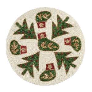 Meilleur design 2026 – Set de table brodé à la main avec perles de verre pour Noël, événements festifs, maisons, tables à café et à dîner - Product Image 6