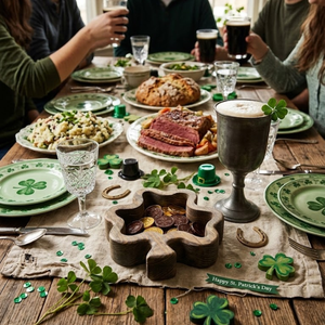 Nuevo Diseño, Cuencos de Masa de Madera de Acacia Tallados a Mano con Forma de Trébol, Cuencos de Masa de Madera para el Día de San Patricio, Venta al por Mayor desde Vietnam - Product Image 4