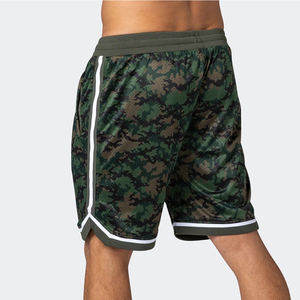 Shorts de basket-ball en mesh de haute qualité pour hommes, vente en gros, directement de l'usine, en grande quantité. - Product Image 3