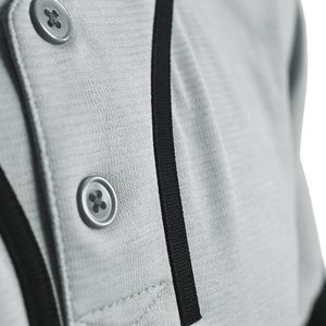 Maillot de baseball classique pour homme, manches courtes, 2 boutons, respirant, en maille, chemise de sport - Product Image 5