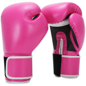 Gants de kickboxing synthétiques personnalisés en cuir PU artificiel avec rembourrage en mousse durable pour l'entraînement au kickboxing - Product Image 1