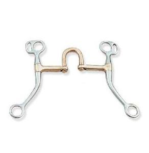 ดอกลูกกลิ้งทองแดงปากแบบตะวันตก Tom Thumb bit-เหล็กสแตนเลสทนทานสำหรับการขี่ม้าตะวันตกและการฝึก - Product Image 6