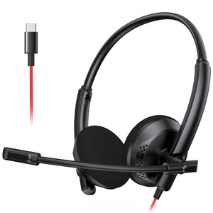 Auriculares con cable NUBWO HW03 para oficina, con micrófono para PC, portátil, centro de llamadas – Controlador de audio USB/3.5mm/Tipo-C - Product Image 2