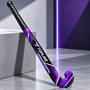 Bâton de hockey sur gazon en fibre de carbone TOPLINE, équipement de hockey durable et léger pour les acheteurs en gros - Product Image 2