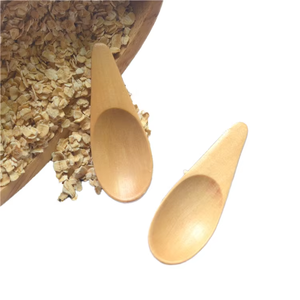 Mini cucharas medidoras de bambú ecológicas personalizadas clásicas, herramientas de cocina pequeñas naturales, regalo de negocios para leche en polvo, miel y café - Product Image 5