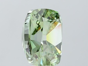 Diamant de laboratoire 5,20 carats vert vif fantaisie VS1, taille ancienne, certifié IGI, CVD, pierre libre pour bijoux de caractère - Product Image 3