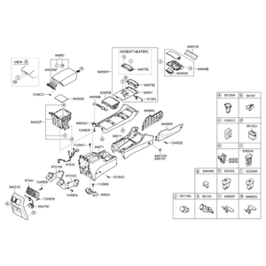 Grandeur/Azera Nouvelles pièces et accessoires pour voitures et camions 846203L001WK - Product Image 2