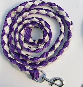 Cuerda de plomo de caballo fuerte y duradera trenzada de poliéster con cierre seguro y agarre suave-Productos de caballo - Product Image 2