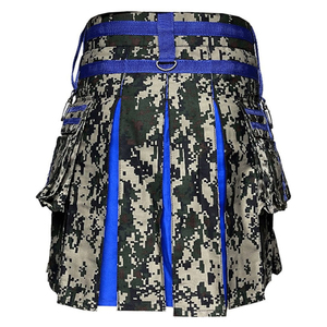 Kilt Utilitario de Algodón con Camuflaje Escocés para Mujer, Ligero, Ideal para Caza y Senderismo - Product Image 6