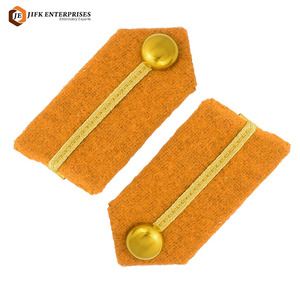 Insignia de hombro profesional para uniforme con diseño de hilo metálico dorado, opciones de diseño personalizadas, bordado para coser - Product Image 2