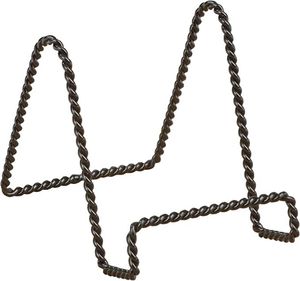 Support élégant en fer pour assiettes, idéal pour des espaces repas organisés, créant une présentation attrayante et pratique - Product Image 1