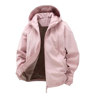 Chaqueta Bomber de Invierno para Hombre, Estilo Nuevo, de Lona, Impermeable, Cortavientos, Suave, Informal, Holgada, con Capucha y Cuello Alto - Product Image 3