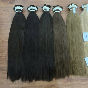 ¡OFERTA ESPECIAL! Extensiones de Cabello Humano Vietnamita 100% Natural Ondulado de Colores Surtidos, Sin Caída, Doble Trama, Listas para Enviar - Product Image 6