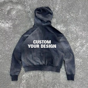 เสื้อฮู้ดดี้สั่งทำ MOQ ต่ำ ขายส่ง OEM ODM แบรนด์ส่วนตัว กระเป๋าจิงโจ้ เชือกผูก ปรับขนาดได้ ผ้าฝ้ายฟลีซ ผู้ผลิต - Product Image 4