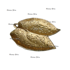 Dernier design de plat à chocolats en forme de feuille, en aluminium couleur or, pour servir des dattes, aux prix les plus bas - Product Image 6