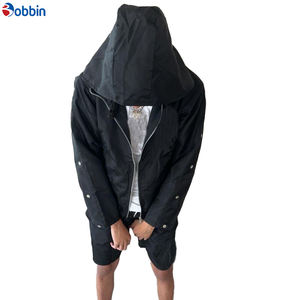 Comfortable Custom Design Style Windbreaker Tracksuits Button Short Sets Unisex Summer Windbreaker 2 Piece Set for Men - Product Image 5