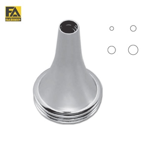 Spéculum auriculaire pédiatrique rond Politzer 4 mm en acier inoxydable, instrument ORL manuel, certifié CE, OEM - Product Image 1